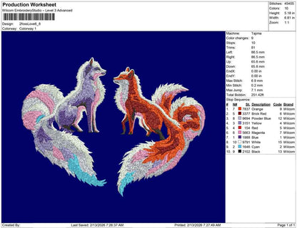 2 foxs Love