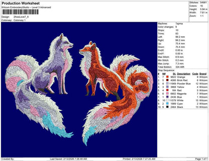 2 foxs Love