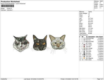 3 cats