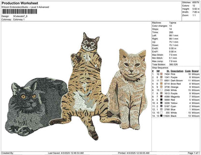 3 Cute cats