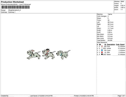 3 Dog Dalmation