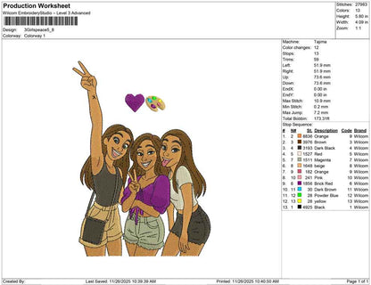 3 Girl speace