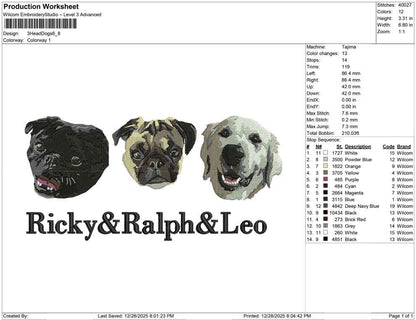 3 Head Dogs