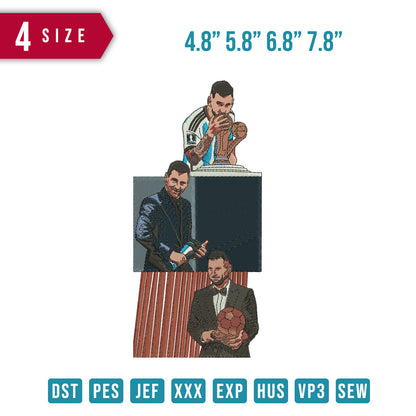 3Messi  poster