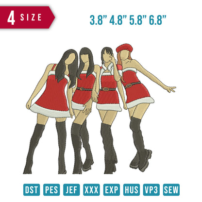4 Girl Santa