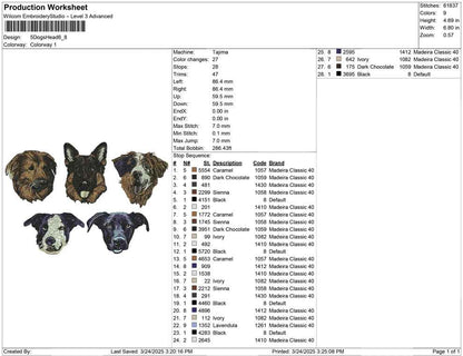 5 Dogs Head