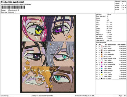 6 Eyes Anime