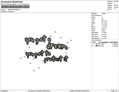 A Dream Protect B