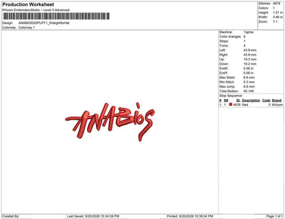 ANABIOS 3D PUFF