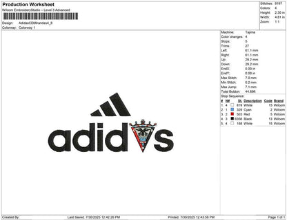Adidas CD Mirandes