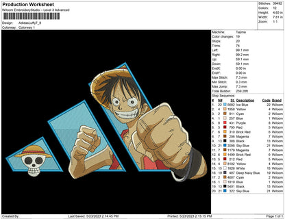 Adidas Luffy