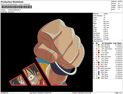 Adidas Luffy beat