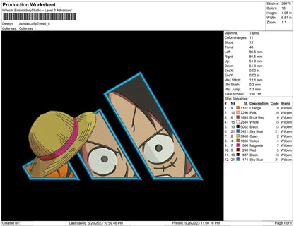 Adidas Luffy Eyes