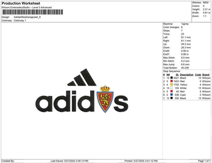 Adidas Real Zaragoza