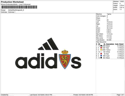 Adidas Real Zaragoza