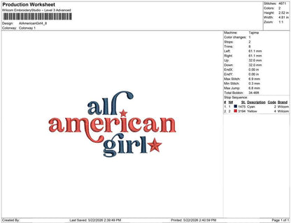 Al American Girl