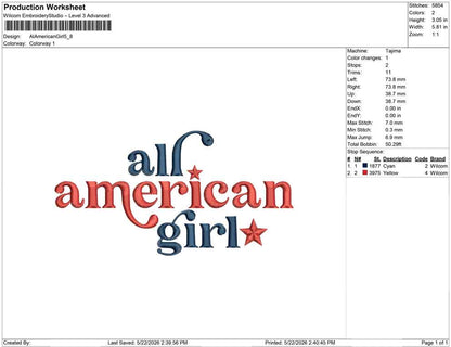 Al American Girl