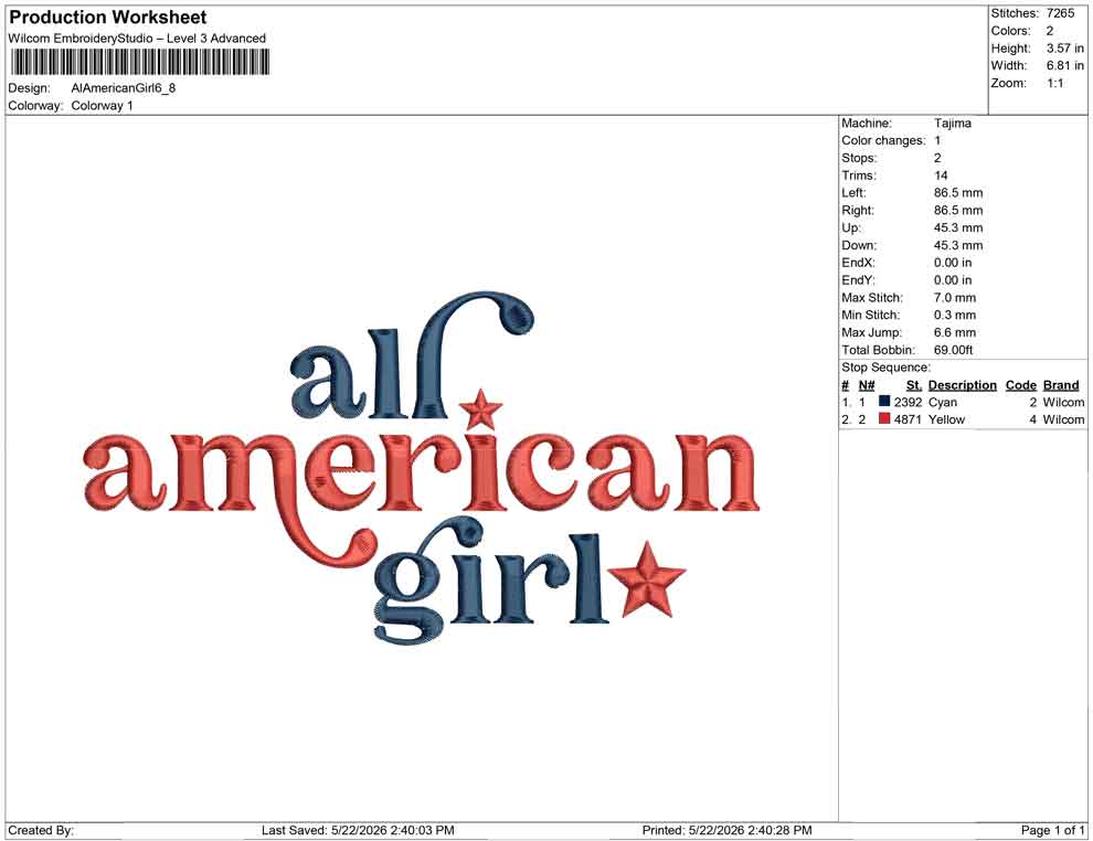 Al American Girl