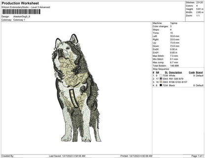 Alaskan dog
