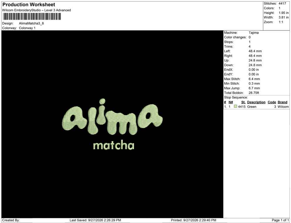 Alima Matcha