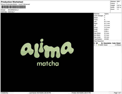 Alima Matcha