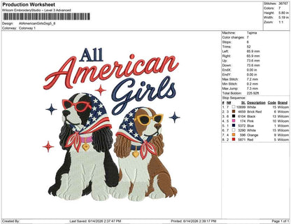 All American Girls Dog