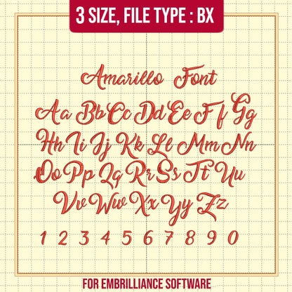 Amarillo font BX