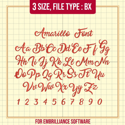 Amarillo font BX
