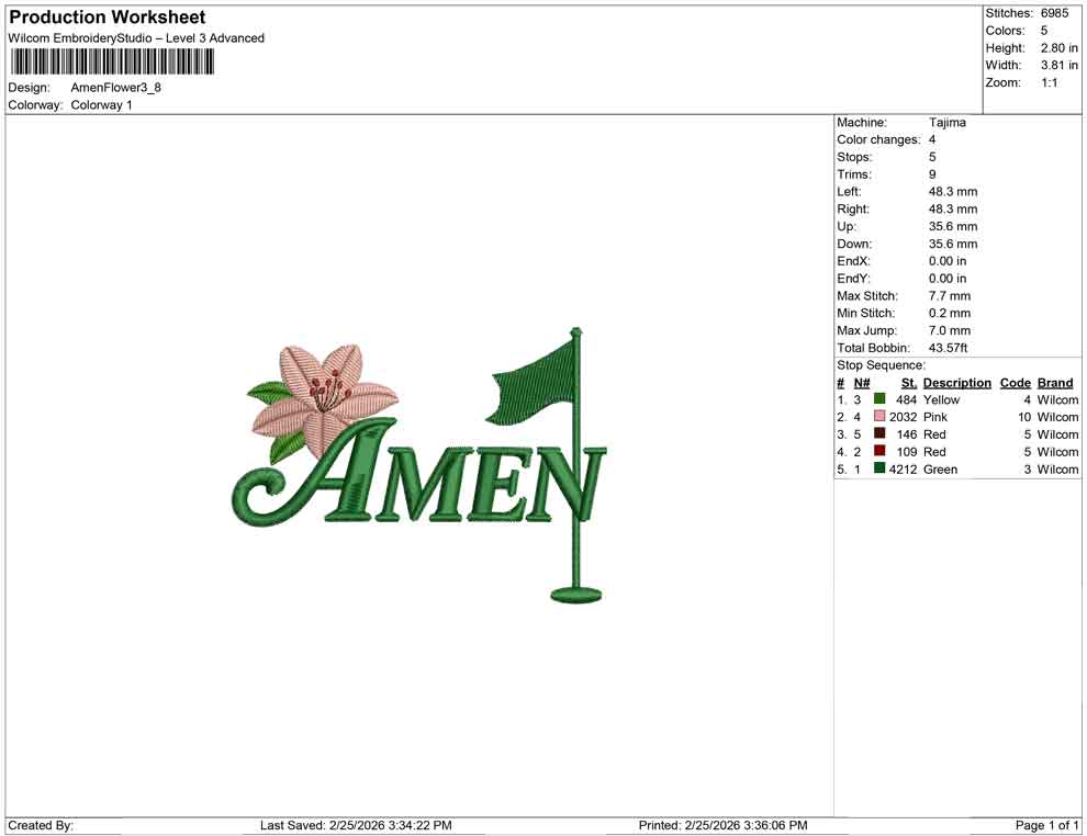 Amen Flower