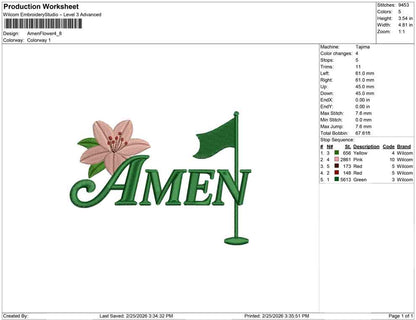 Amen Flower