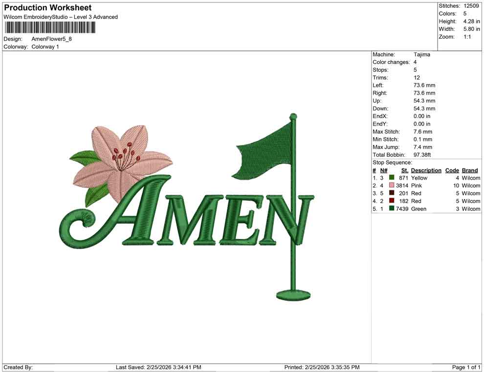 Amen Flower
