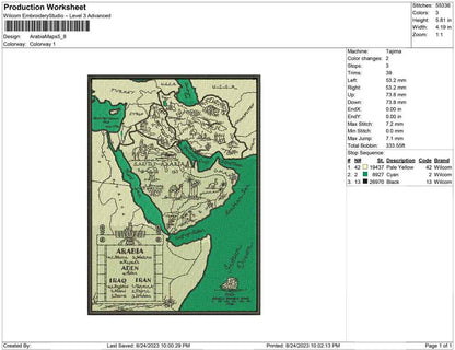 Arabia Map