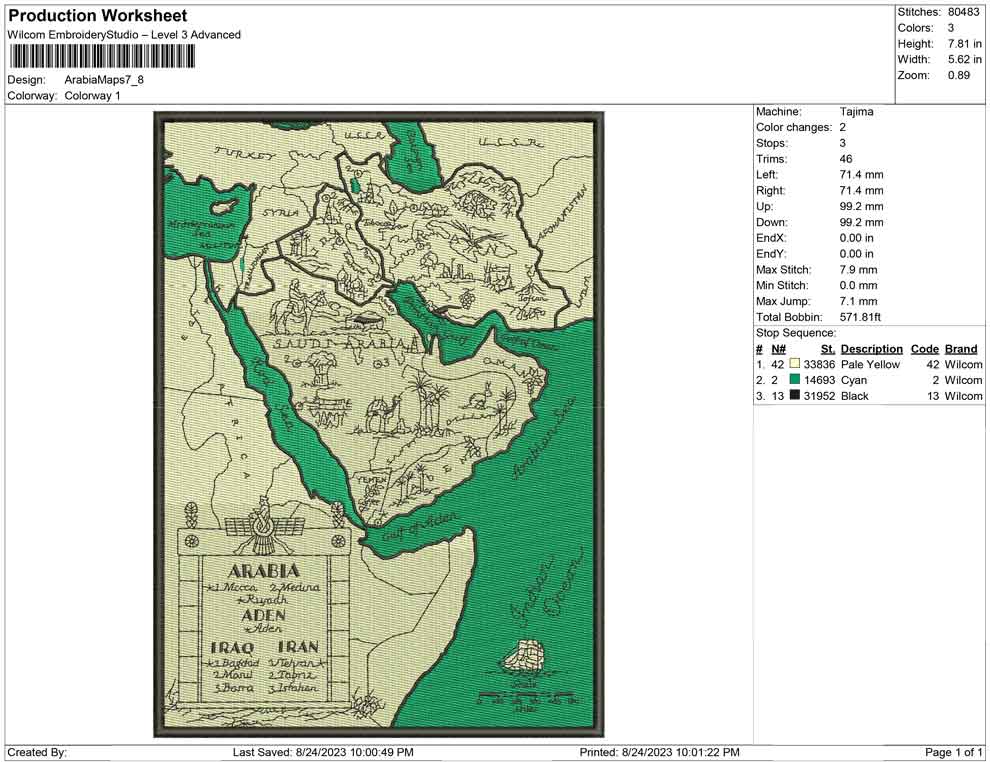 Arabia Map