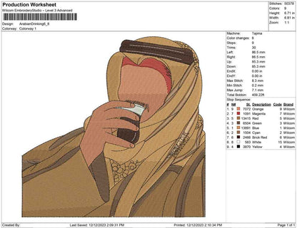 Arabian Drinking