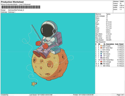 astronaut Star fishing