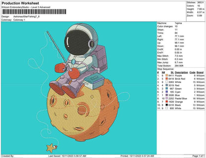 astronaut Star fishing