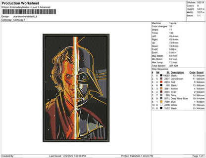 Atar Wars Head Half