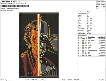 Atar Wars Head Half