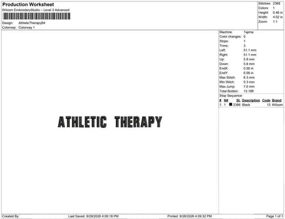 Athletic Therapy B