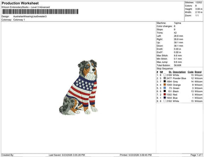 Australian Wearing Usa Sweater