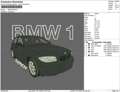 Bmw 1 Black
