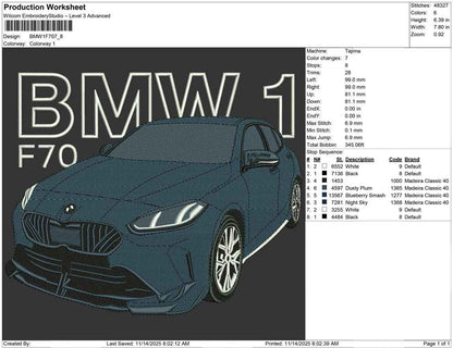 BMW 1 F70
