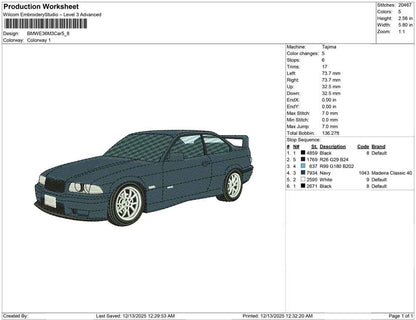 BMW E36 M3 Car