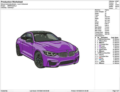 BMW Puple