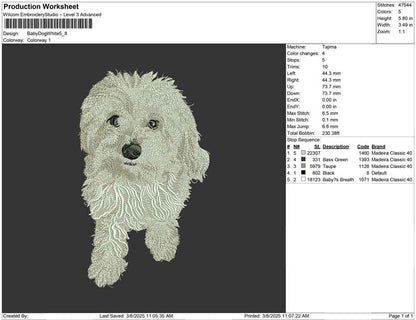 Baby Dog White