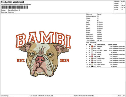 Bambi Bull Dog