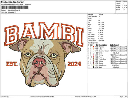 Bambi Bull Dog