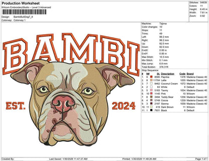 Bambi Bull Dog