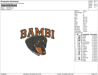 Bambi Dog