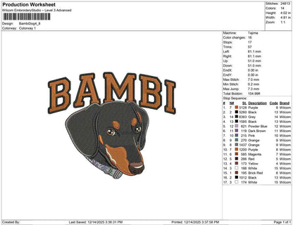 Bambi Dog